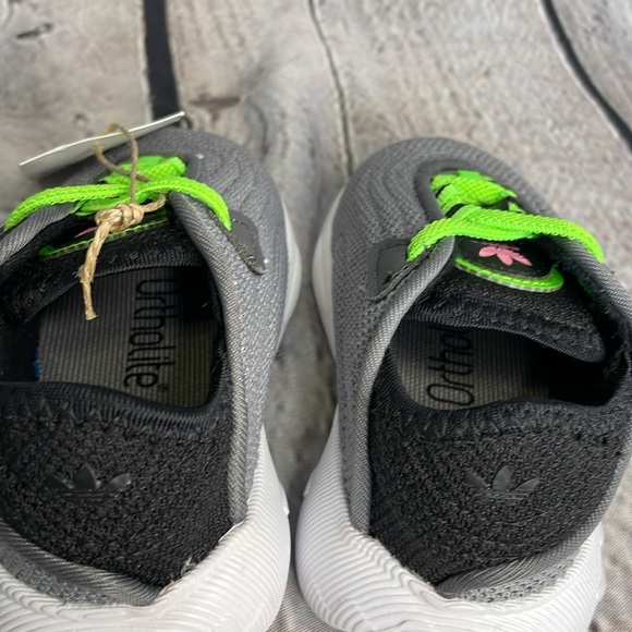 NWT Adidas Adifom SLTN EL I Grey Three Toddler Boy Shoes - Size 4K - Picture 17 of 17